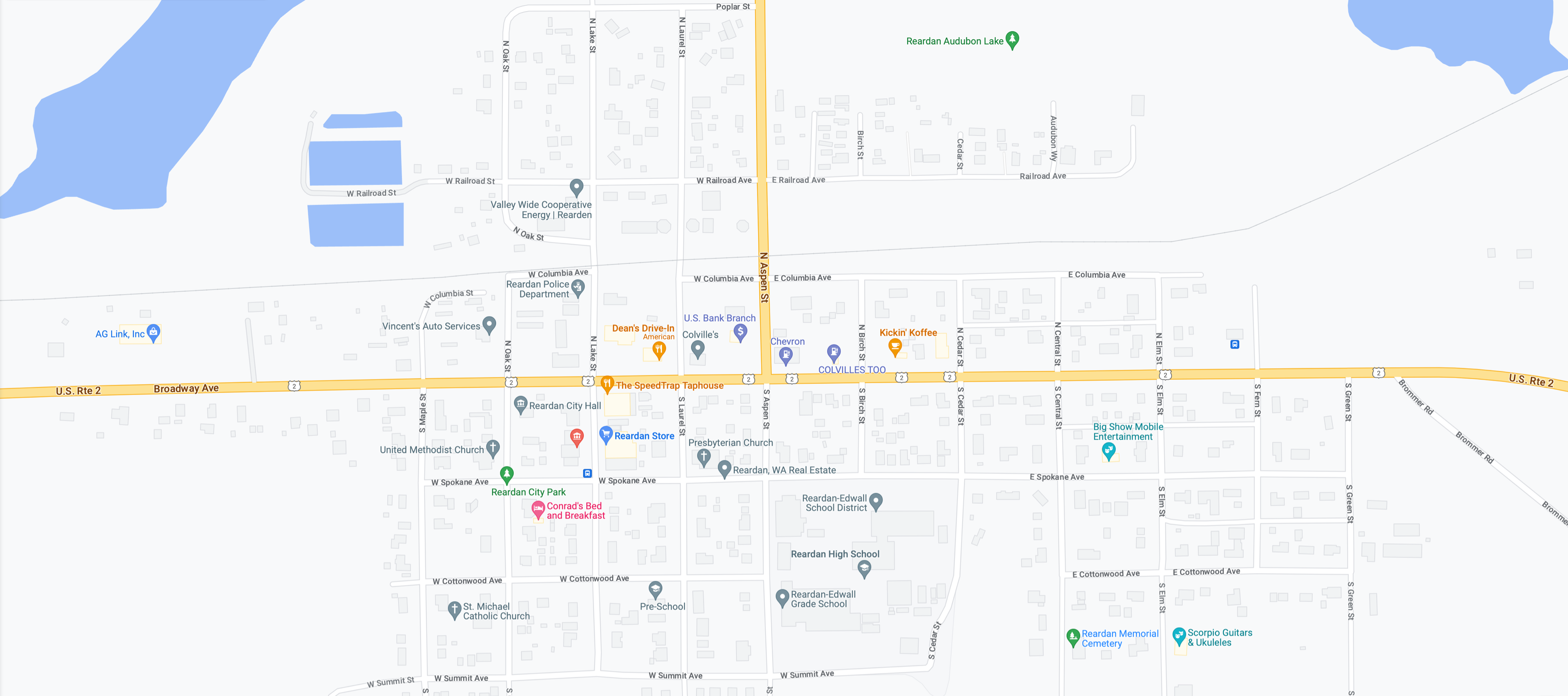Map of Reardan